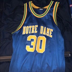 Norte Dame Vintage #30 Basketball Jersey